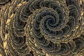 Giclee print, spiral art "Ancient Tempest" artwork by Kinnally